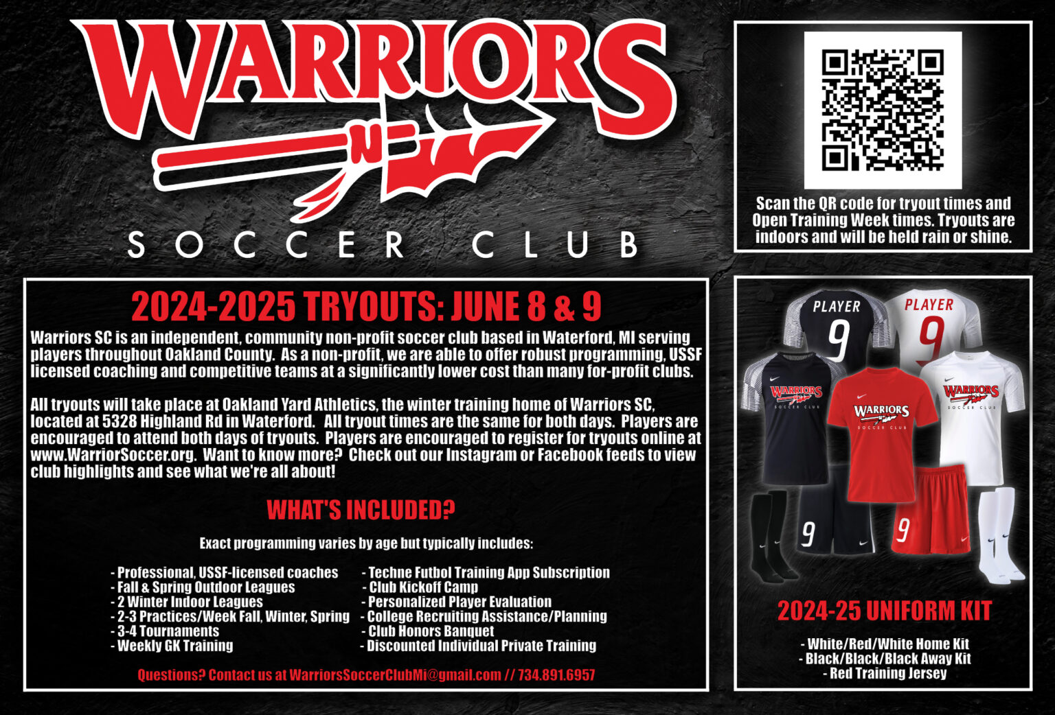 202425 Season Warriors Soccer Club